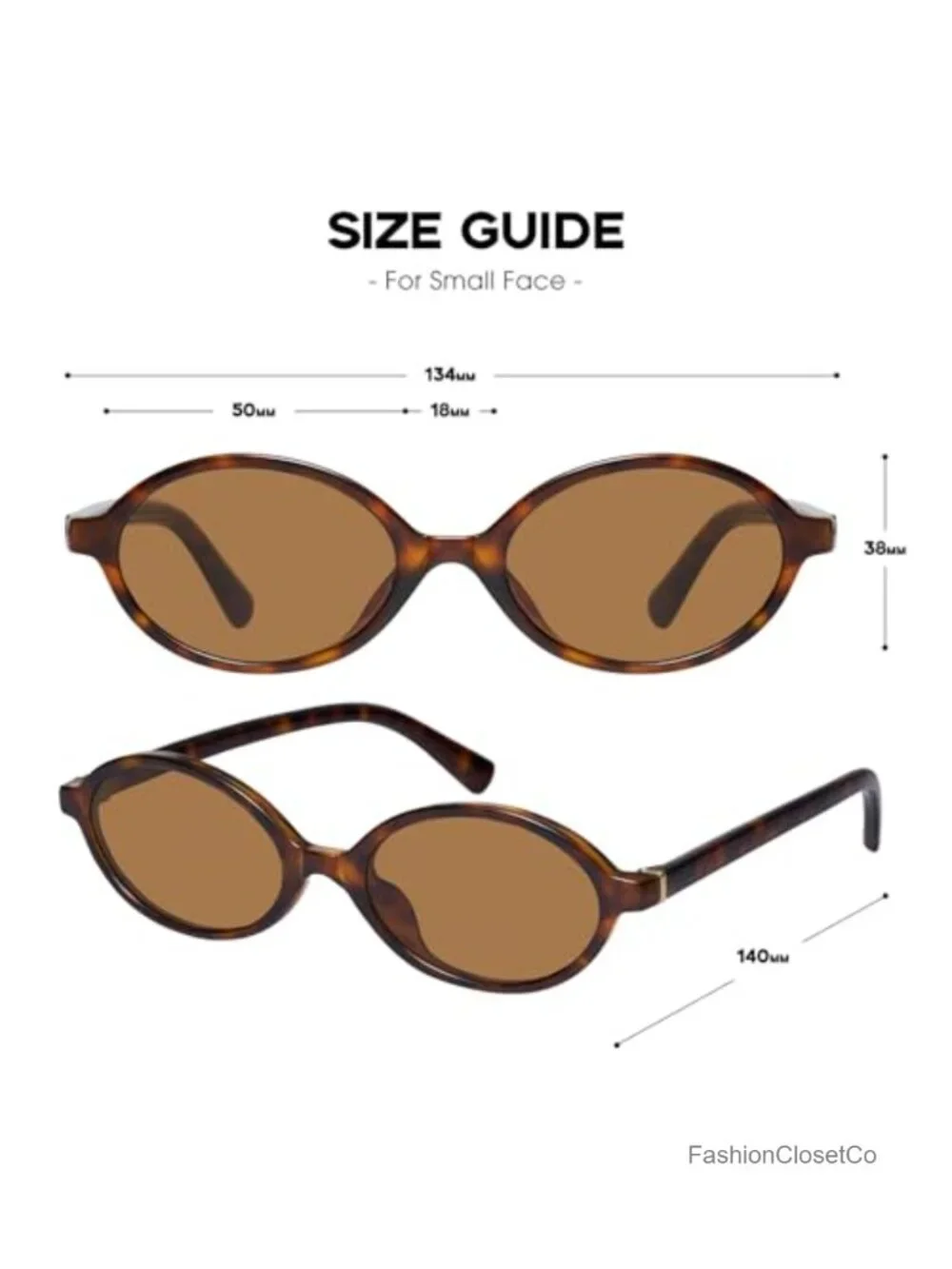 Small Oval Retro Sunglasses for Women UV400 Protection Plastic Frame